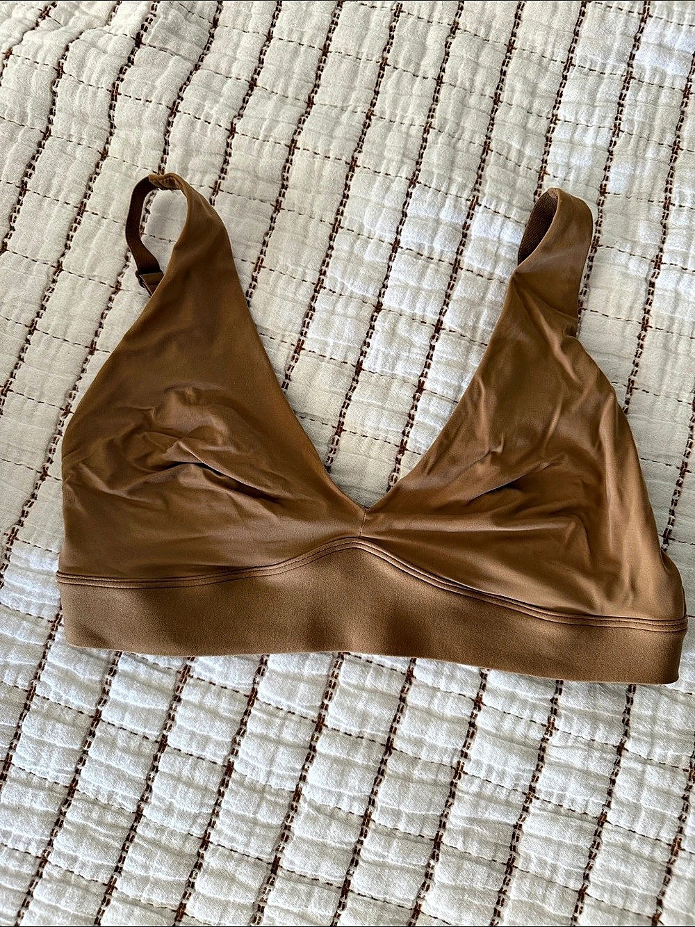 Harper Wilde The Bliss Bralette Brown Bra Large